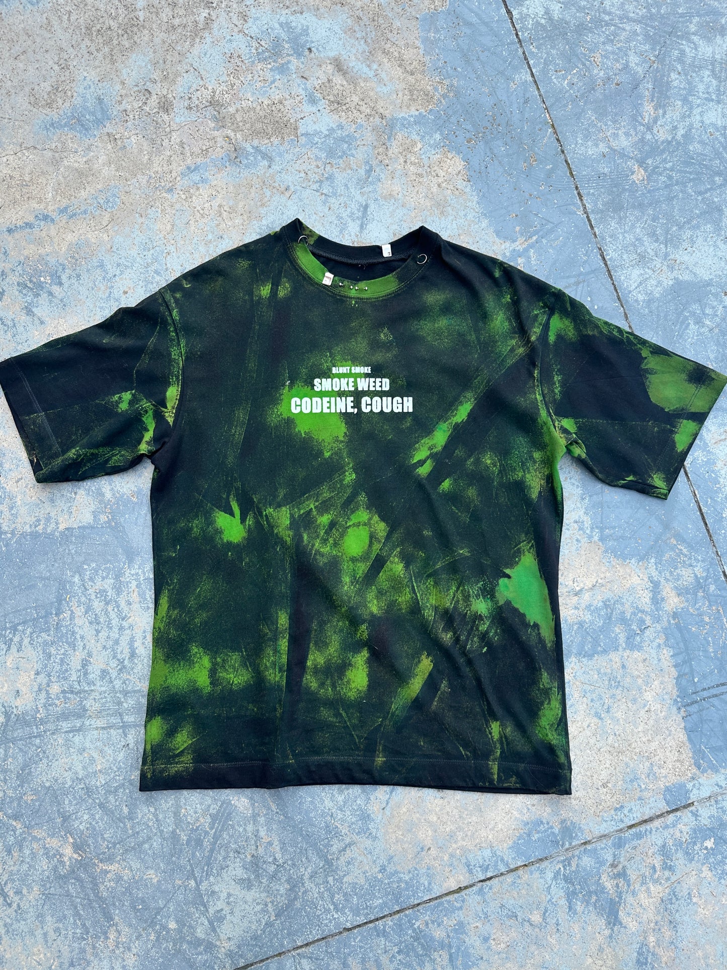 Camiseta oversize Fukk Sleep - GREEN